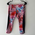 Nike Pants & Jumpsuits | Nike Floral Print Dri Fit Leggings And Sports Bra | Color: Pink/Red | Size: M