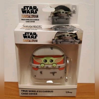 Disney Cell Phones & Accessories | Disney Mandalorian Grogu (Yoda) Airpod Case Nib | Color: Blue | Size: Os