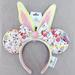 Disney Accessories | Disney Parks Bunny Rabbit Minnie Ears Headband | Color: Pink/White | Size: Os