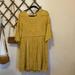 Anthropologie Dresses | Embroidered Anthropologie Dress | Color: Yellow | Size: S