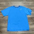 Nike Shirts | Nike Dri Fit Mens Swoosh T Shirt M Medium Blue Nike Tee. | Color: Blue | Size: M