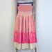 Anthropologie Dresses | Anthropologie- Brand Lapis Strapless Convertible Dress | Color: Cream/Pink | Size: Osfm