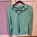 Nike Tops | Nike Element Women's 1/2-Zip Running Top Aqua Light Blue Workout Long Sleeve Tee | Color: Blue/Green | Size: M