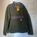 Carhartt Shirts | Carhartt Fleece Pullover Nwt | Color: Green | Size: L