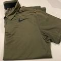 Nike Shirts | Nike Dri-Fit M Stand Fit M Golf Shirt | Color: Green | Size: M