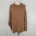 Columbia Sweaters | Columbia Sweater Mens Large Casual Brown White Speckled Pullover | Color: Brown | Size: L