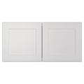 HomLux Wall Cabinets, Soft Close Hinges, for Kitchen, Living Room, Bathroom in Gray | 18 H x 36 W x 12 D in | Wayfair SD-W3618-LC