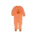 Just One You Made by Carter's Long Sleeve Outfit: Orange Print Bottoms - Size 9 Month