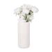 Wrought Studio™ Ceramic Vase - Contemporary Grooved Design Vase - Decorative Table Accent for Home or Office | 12 H x 6 W x 6 D in | Wayfair