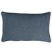 Winston Porter Naureen Indoor/Outdoor Throw Pillow Polyester/Polyfill blend in Blue | 14"H x 24"W | Wayfair CCE8299E17C94FEFBB3A65140F2D7341