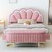 Mercer41 Temre Upholstered Platform 2 Piece Bedroom Set Metal in Pink | 44.9 H x 57.7 W x 79.1 D in | Wayfair AF920D18C4884CE2B9C29113634B7D05