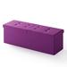 Latitude Run® Matie Tufted Rectangle Storage Ottoman Scratch/Tear Resistant/Stain Resistant, Polyester | 14.96 H x 44.88 W x 14.96 D in | Wayfair