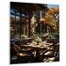 Ebern Designs Country Clubs Outdoor Dining III - Country Clubs Metal Art Print Metal in Black/Brown/Green | 20 H x 12 W x 1 D in | Wayfair