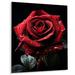 Bungalow Rose Red Black Rose Elegance I - Floral Metal Wall Art Metal in Black/Red | 16 W x 1 D in | Wayfair 2D92AAACEAE84F4BAD606756415AE665