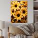 Gracie Oaks Yellow Flowers Harmony In Yellow - Floral & Botanical Metal Wall Art Prints Metal | 20 H x 12 W x 1 D in | Wayfair