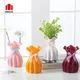 Vase à Fleurs vaccées de Style Nordique Décorations pour la Maison Petits Vases Blancs Modernes