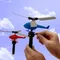 Hélicoptère à poignée en bambou pour enfants, libellule, côtes, jeux de plein air, jouets de sport,