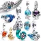 Breloques de perles de couleur argent pour bracelet Pandora série sirène bijoux originaux cadeau