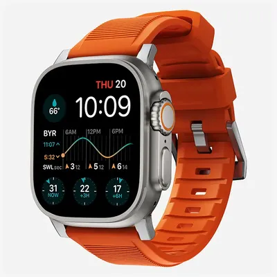 Bracelet en silicone souple pour Apple Watch bracelet de sport bracelet pour Apple Watch Ultra