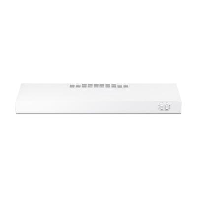Summit HC30WWADA 29 7/8"W Under Cabinet Convertible Range Hood with Two-speed Fan - Combination Charcoal/Aluminum Mesh Filter, White, 115v