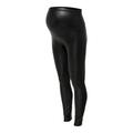 Umstandshose ONLY MATERNITY "OLMCOOL COATED LEGGING JRS NOOS" Gr. M (38), N-Gr, schwarz (black) Damen Hosen Umstandshosen