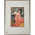 Alphonse MUCHA signed limited edition Lithograph - certificate pop art, wall art decoration contemporary art lithography print.
