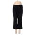 Eddie Bauer Casual Pants - Mid/Reg Rise: Black Bottoms - Women's Size 8