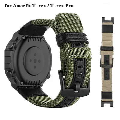 Nylon Strap Armband Für Huami Amazfit T-rex Smart Uhr Ersatz Uhrenarmbänder Für Amazfit T-Rex Pro Sport elastische Handgelenk Strap Image