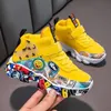 Größe 26-36 Kinder Sport Turnschuhe für Mädchen Kind Cartoon Graffiti Muster Casual Schuhe Jungen
