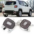 K-Car LED rosso paraurti posteriore riflettori fendinebbia posteriori fanali posteriori bianco luci di retromarcia di Backup per Jeep Renegade 2015 2016 2017 2018 2019