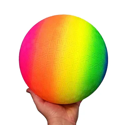 8,5 Zoll Regenbogen Spielplatz Bälle Für Kinder Kindergarten Schule Hinterhof Park Strand Spaß Zeug Image