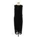 DKNY Casual Dress - Midi: Black Dresses - Women's Size 10