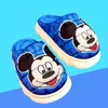 Neue Frühling Herbst Winter Kinder Schuhe Junge blau Mickey Warme Hausschuhe Kinder Weihnachten Hausschuhe Pantoufle Enfant Baby Schuhe