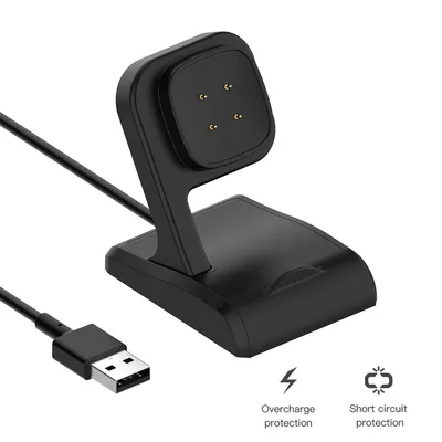 Smart Uhr Ersatz Ladekabel USB Ladegerät Für Fitbit Versa 3/Fitbit Sense Lade Dock Station Uhr Power