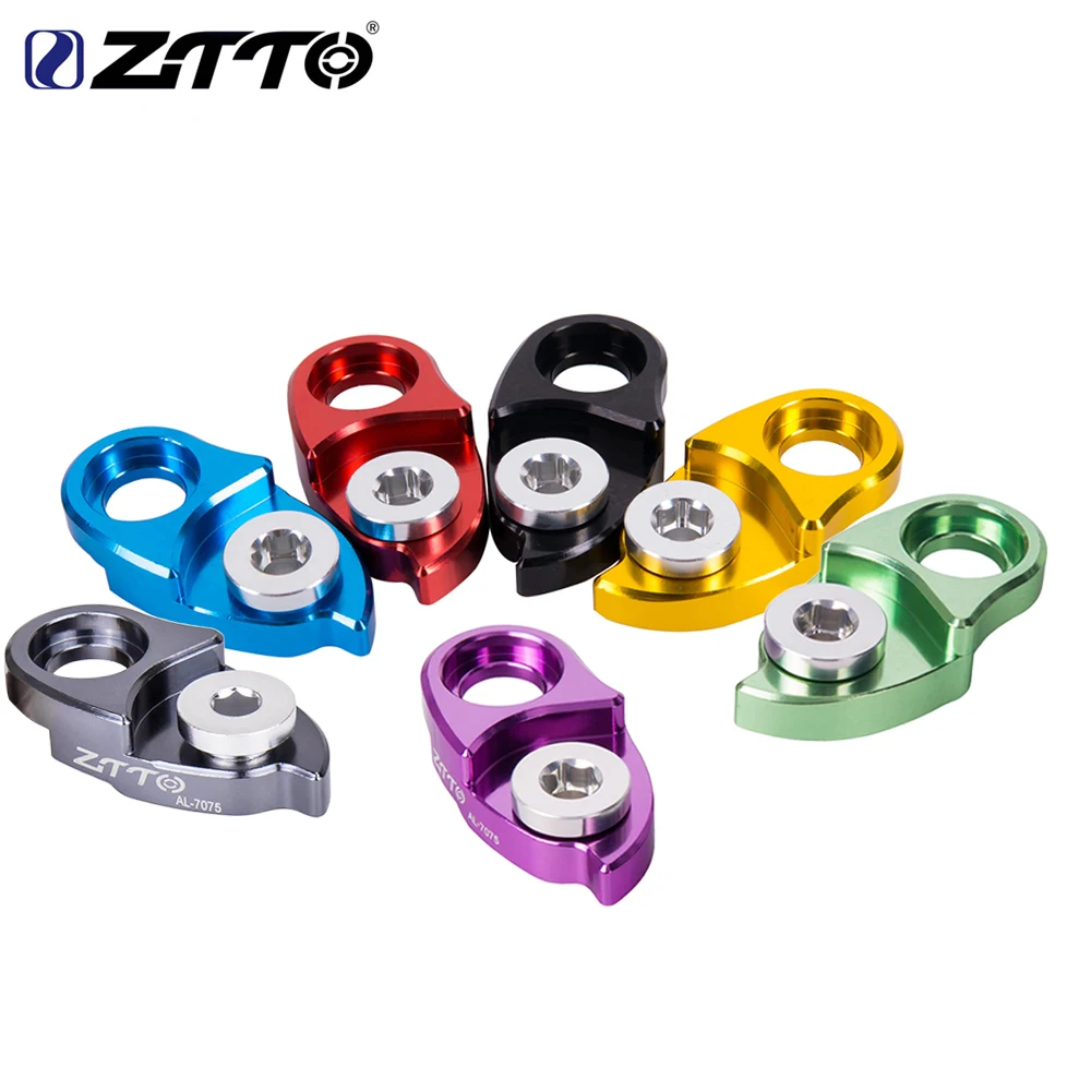 ZTTO MTB Mountain Bike Bicicletta da Strada Gancio Posteriore Deragliatore Gancio di Estensione Extender per Parti 11 42 46 50 52t Cassetta Colorata