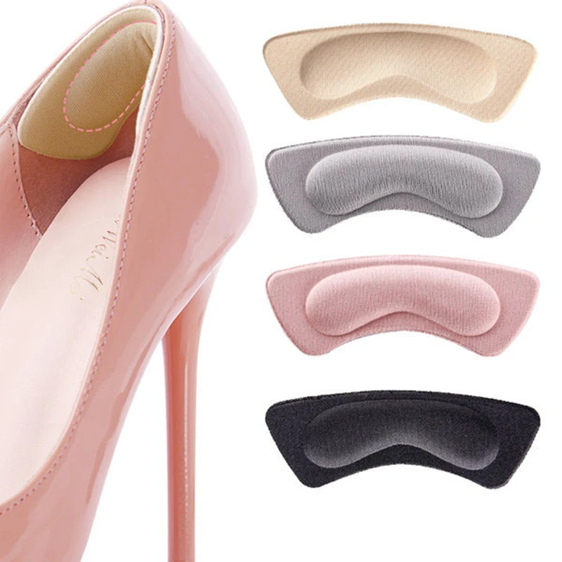 Frauen Fersenschutz Einlegesohlen für Schuhe High Heel Pad Größe anpassen selbstklebende Fersenpolster Liner Aufkleber Schmerzlinderung Fußpflege Einsatz Image