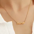Edelstahl Halsketten Mode Kragen Kette Muttertag Halskette für Frauen Schmuck Mama Geschenke