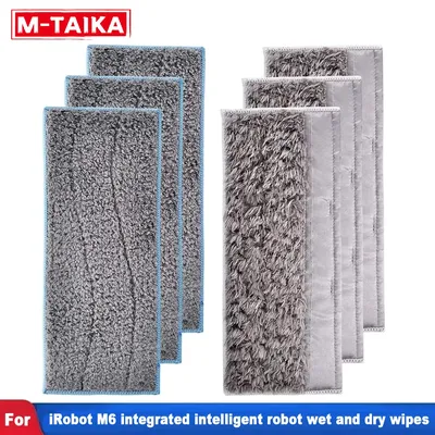 3PCS waschbare Nasswischpads für iRobot Braava Jet M6 Robot Mop Trockenkehrpads Image