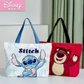 Disney New Large Canvas Bag Strawberry Bear borsa a tracolla borsa da donna borsa per la spesa di