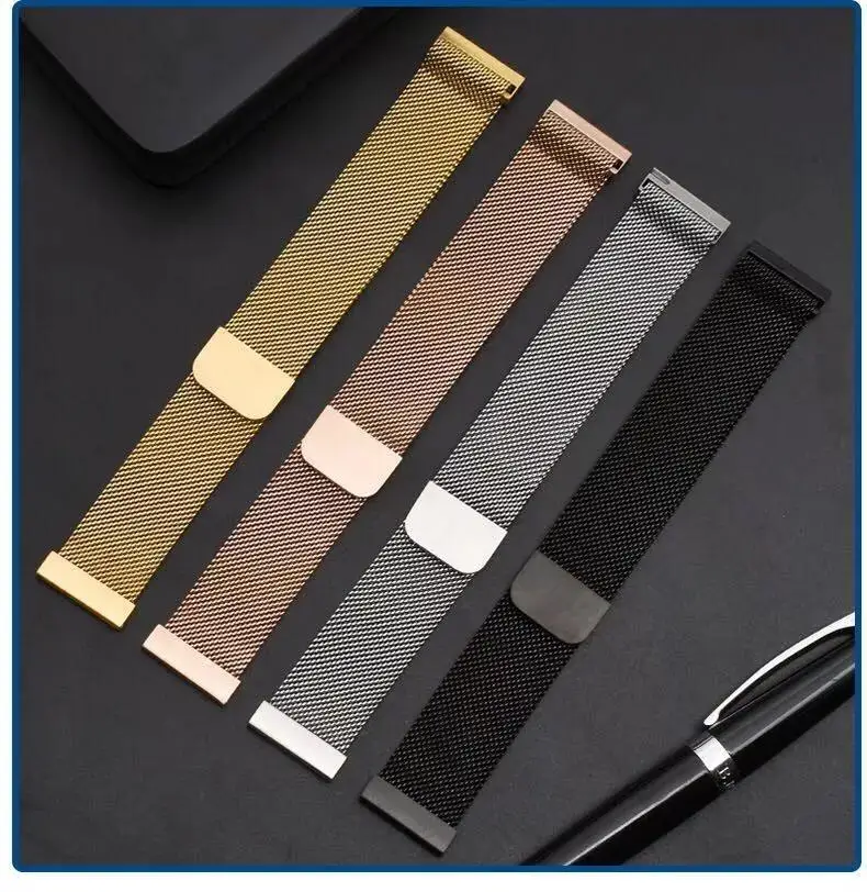 Mailänder Schlaufen armband für Samsung Galaxy Uhr 5/4 44mm 40mm/5 Pro/4 klassisch/aktiv 2 20mm/22mm Armband Huawei GT Pro Band Image