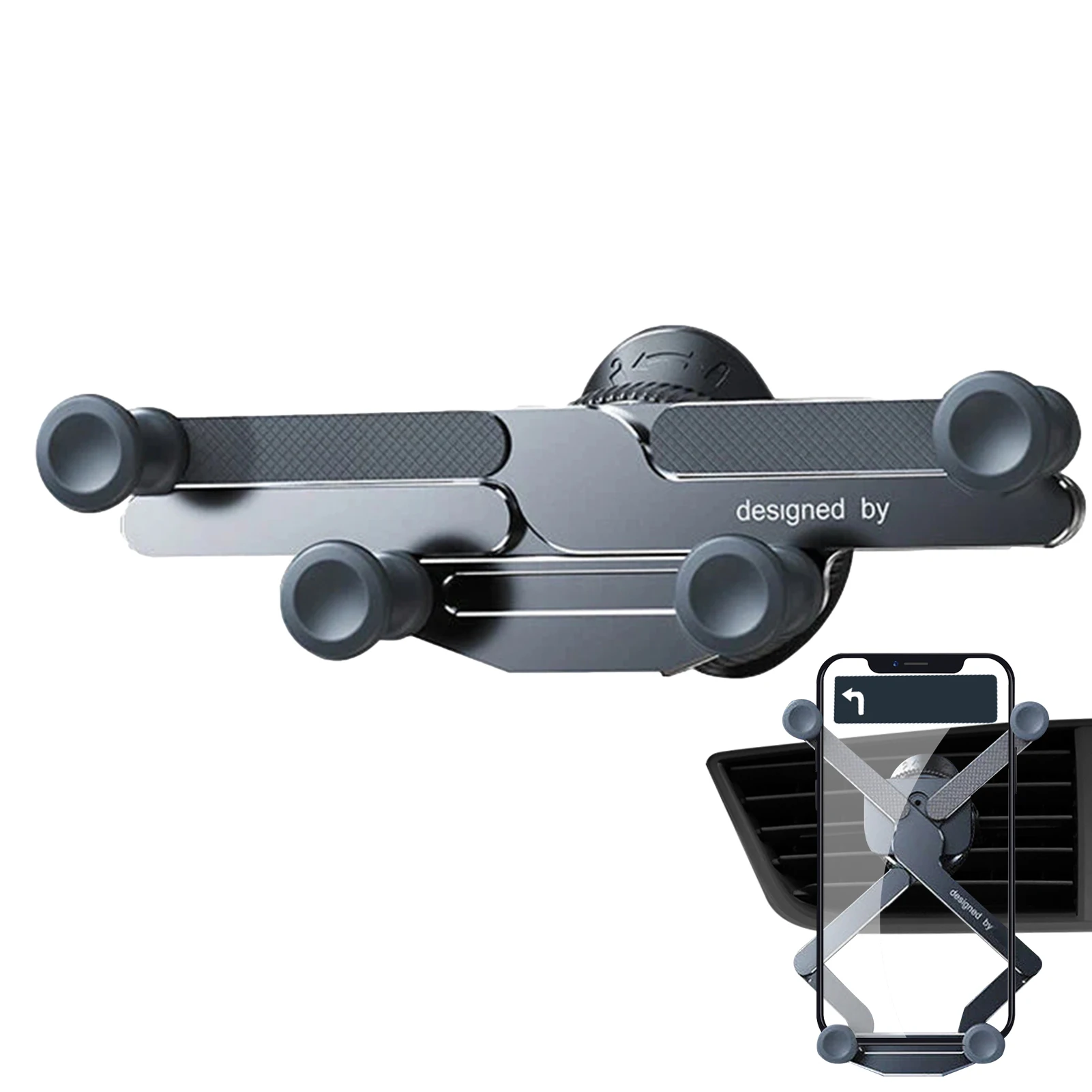 Schwerkraft Autotelefon halter unsichtbare Auto-Handy-Entlüftung halterung verstellbare Auto-Armaturen brett Telefonst änder Unterstützung für Auto-Innenraum Image