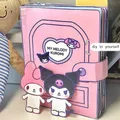 Sanrio DIY ruhiges Buch Kuromi Cinna moroll Melodie handgemachte Halbzeuge Spielzeug Aufkleber Buch