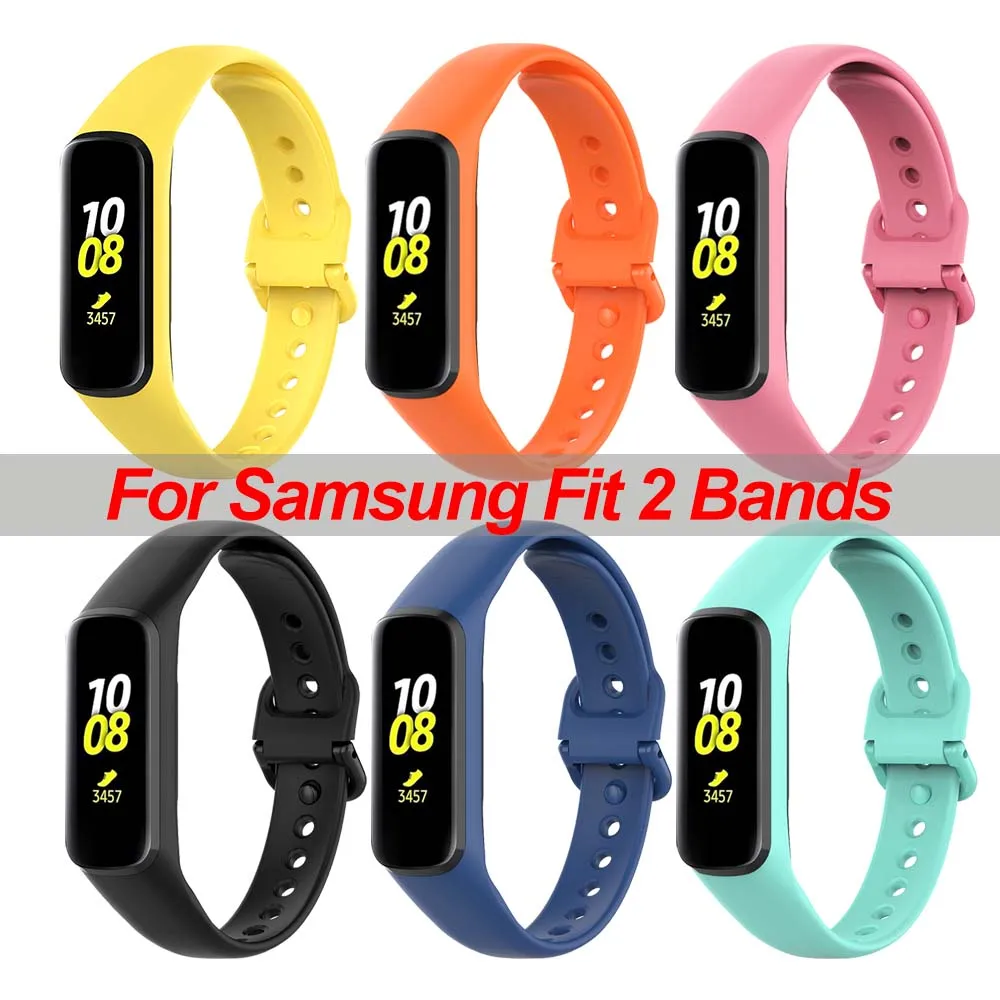 Für Samsung Galaxy Fit 2(R220) Band Straps Weiche Silikon Handgelenk Strap für Samsung SM-R220 Fitness SmartWatch Ersatz Image