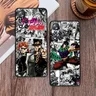 Kunst Anime Jojos für Xiaomi Redmi Note 12 12s Turbo 11 11t 11s 10 10s 9 8 8t 7 Pro plus 5g schwarze