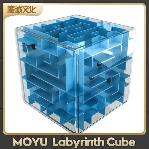 Moyu Kinder pädagogische 3D pädagogische intelligente Würfel Labyrinth Größe 6 cm Spielzeug