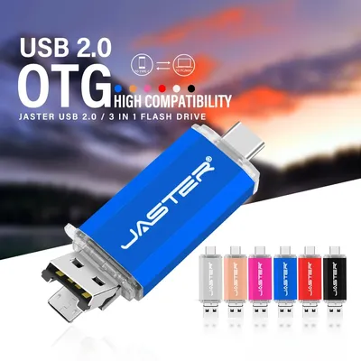 3 in 1 TYPE-C USB-Flash-Laufwerk 64GB Hochgeschwindigkeits-Micro-USB-Stick otg Pen-Laufwerk 32GB Image