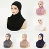 Morbido Jersey di cotone Hijab Undercap Islam istantaneo Underscarf Solid Neck Cover fascia turbante