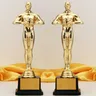 Replik Oscar Trophäe Auszeichnungen 18/21/26cm vergoldet kleine goldene Statue Party Feiern Geschenk