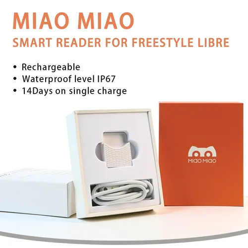 Miaomiao 3 Reader für Freestyle Libre 1 & 2 direkt auf Ihr Telefon oder Smart Reader für Freestyle