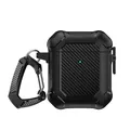 Custodia per auricolari wireless con serratura di sicurezza in fibra di carbonio per Airpods Pro 2022 copertura della scatola di ricarica antiurto di lusso per Airpods 1 2 3 2021